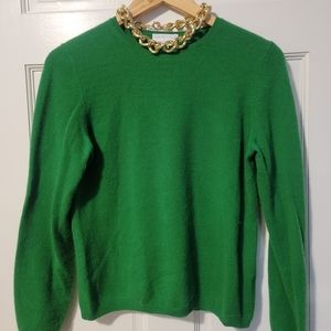 100% cashmere sweater size medium